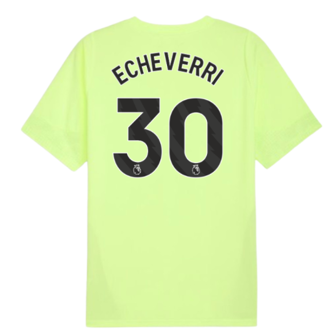 2025-2026 Man City Training Jersey (Fizzy Apple) (Echeverri 30)-Football Shirts Shop