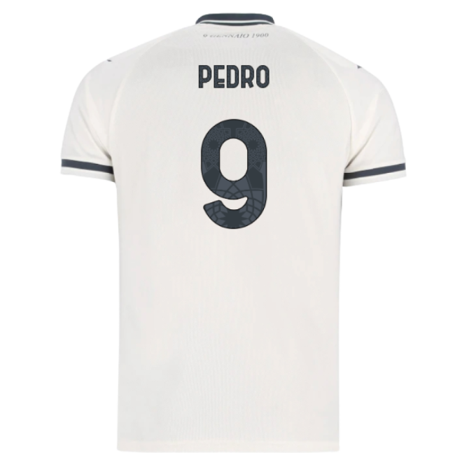 2025-2026 Lazio Away Shirt - Kids (Pedro 9)-Vantage Point Soccer