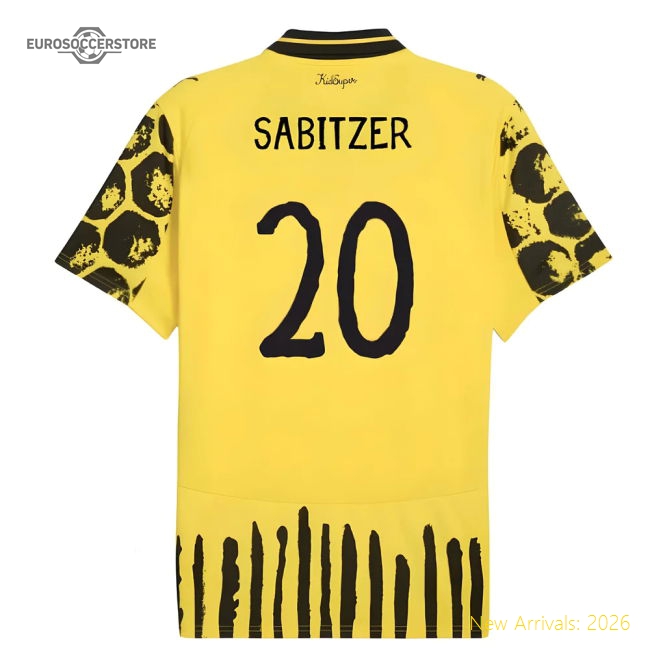 2025-2026 KIDSUPER x Borussia Dortmund CWC Home Shirt (Sabitzer 20)-PitchVibe Kits