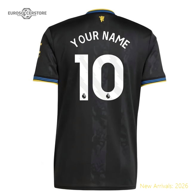 2025-2026 Manchester United Third Shirt (Your Name)-Football Jersey Hub
