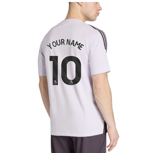2025-2026 Man Utd Training Tee (Purple Tint) (Your Name)-Football Jersey Hub