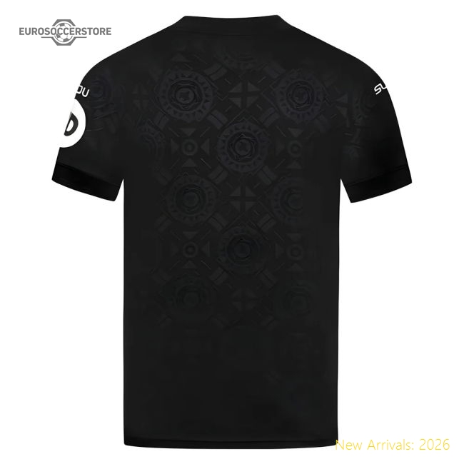 2025-2026 Wolves Goalkeeper Home Shirt (Black)-Vantage Point Soccer