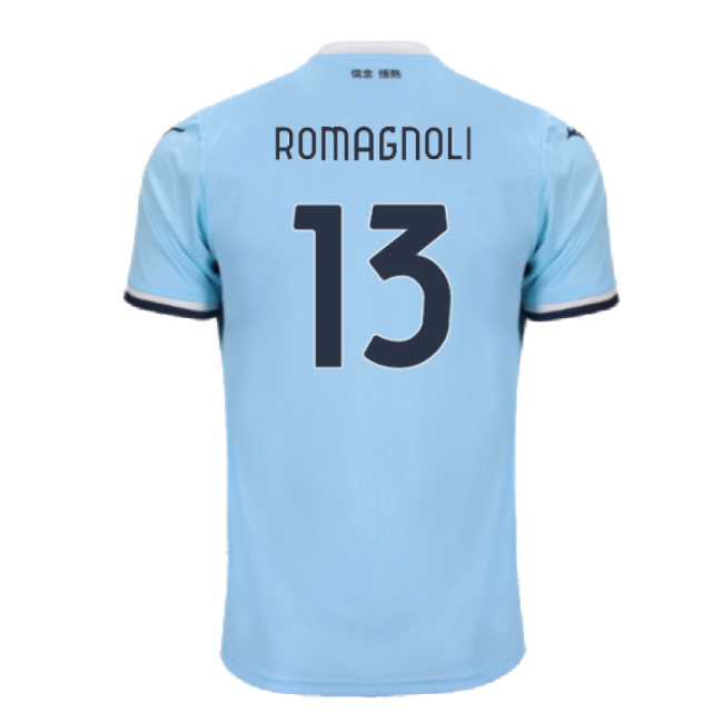 2024-2025 Lazio Home Shirt (Romagnoli 13)-Vantage Point Soccer