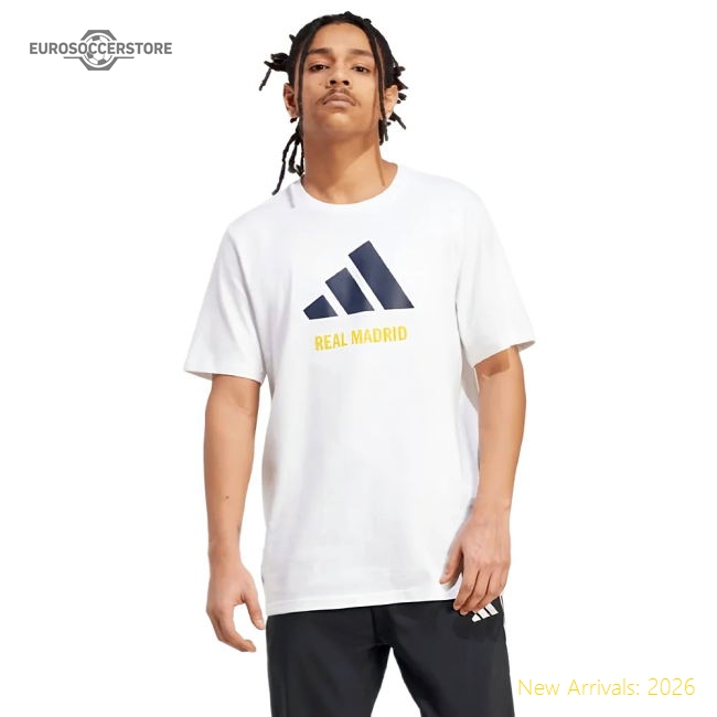 2025-2026 Real Madrid Seasonal Graphic Tee (White)-BuySoccerJersey Hub