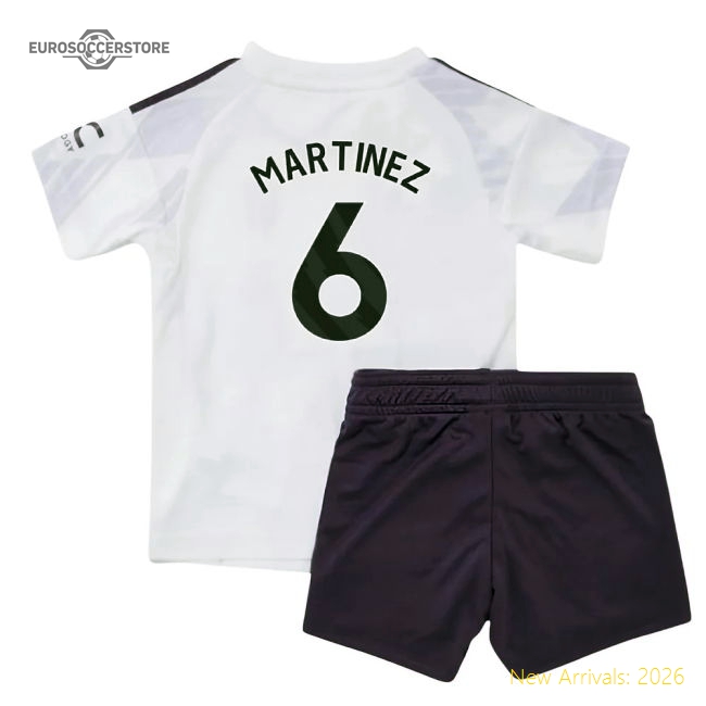 2025-2026 Man Utd Away Baby Kit (Martinez 6)-Football Jersey Hub