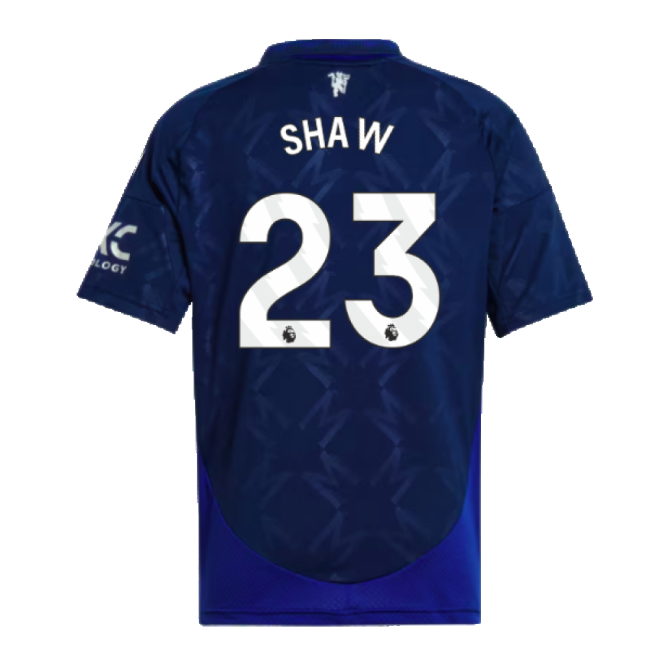2024-2025 Man Utd Away Shirt (Kids) (Shaw 23)-Football Jersey Hub