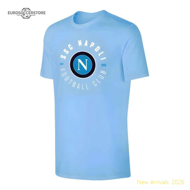 Napoli \'Circle\' t-shirt - Light Blue-Vantage Point Soccer