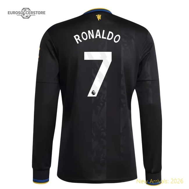 2025-2026 Man Utd Long Sleeve Third Shirt (Ronaldo 7)-Football Jersey Hub