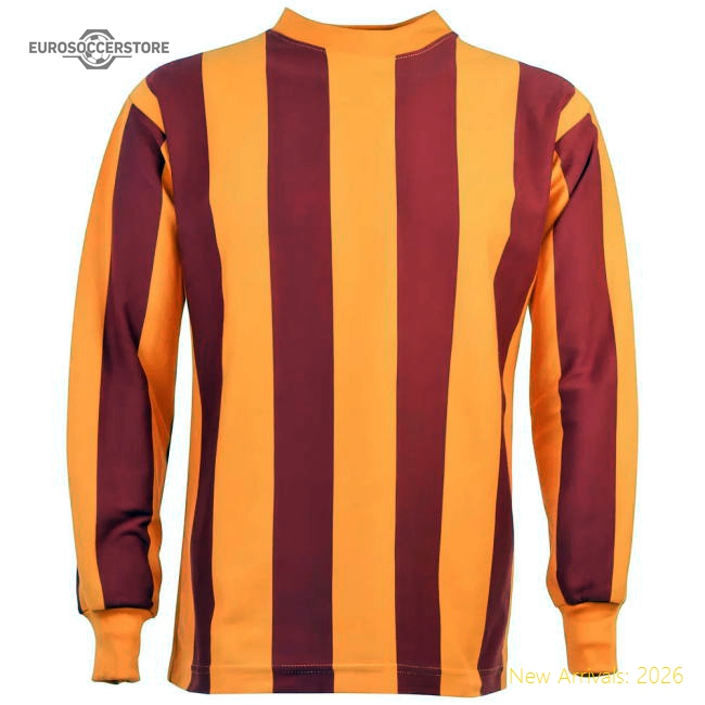 Bradford City 1960S Retro Premium Shirt Match Day Ready Wear-PitchVibe Kits