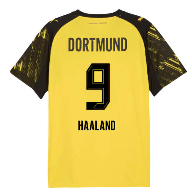 2025-2026 Borussia Dortmund Home Shirt (Haaland 9)-Football Jersey Hub