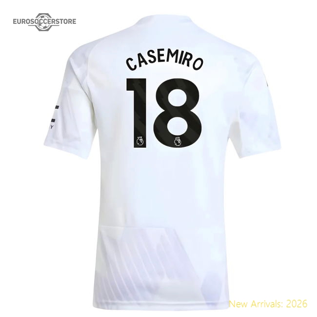 2025-2026 Man Utd Away Shirt (Kids) (Casemiro 18)-Football Jersey Hub