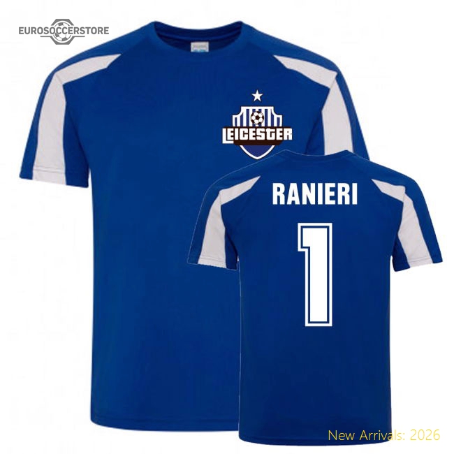 Claudio Ranieri Leicester City Sports Training Jersey (Blue)-Vantage Point Soccer