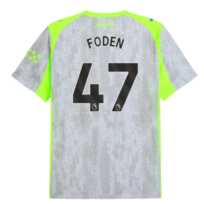 2025-2026 Man City Third Shirt (Foden 47)-Football Jersey Hub