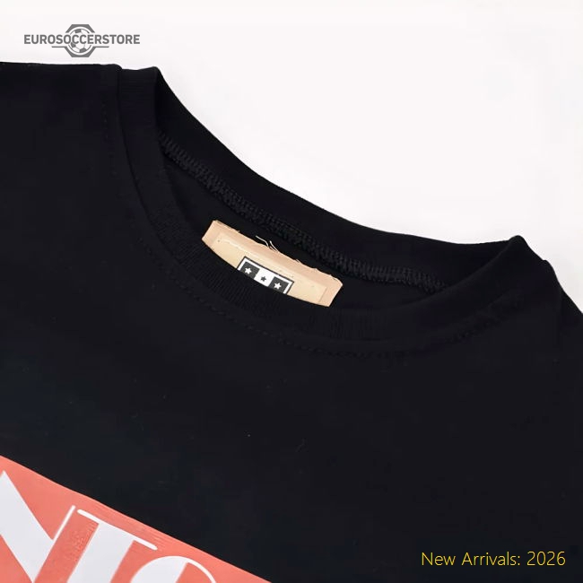 Manchester Reds Retro Cantona T-Shirt (Black)-Football Jersey Hub