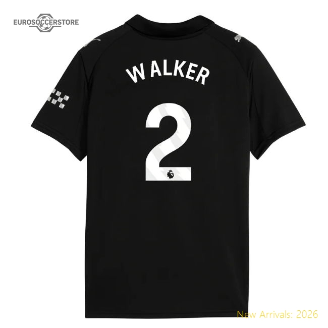 2025-2026 Man City Away Mini Kit (Walker 2)-Football Jersey Hub