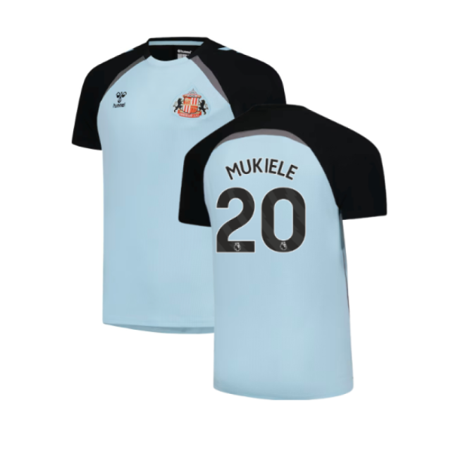 2025-2026 Sunderland Training Jersey (Blue) (Mukiele 20)-Football Shirts Shop