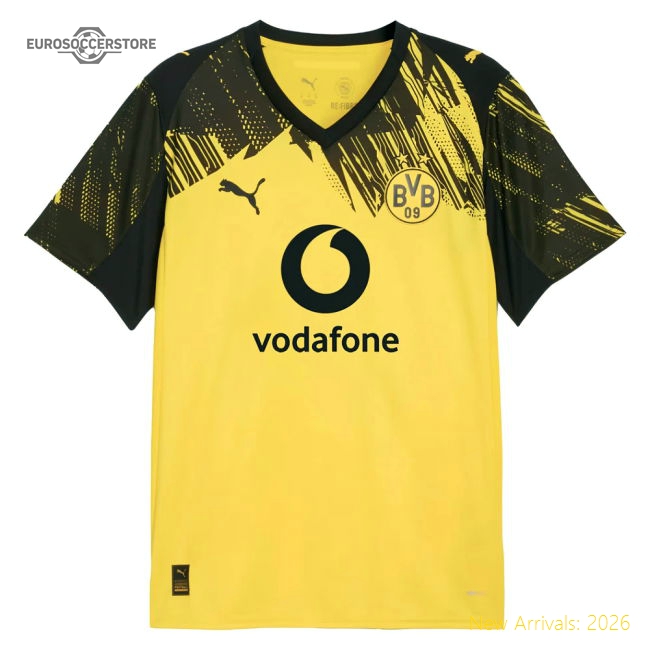 2025-2026 Borussia Dortmund Home Shirt (Adeyemi 27)-Football Jersey Hub