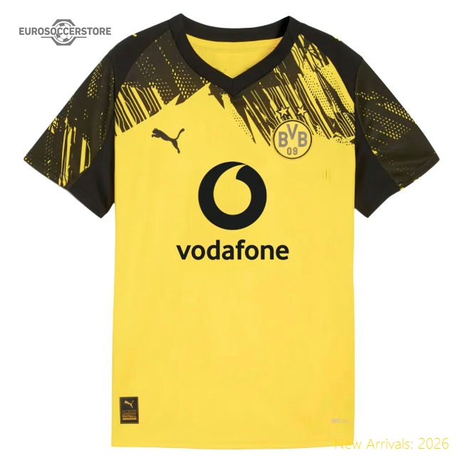 2025-2026 Borussia Dortmund Home Shirt (Kids) (Sule 25)-Vantage Point Soccer