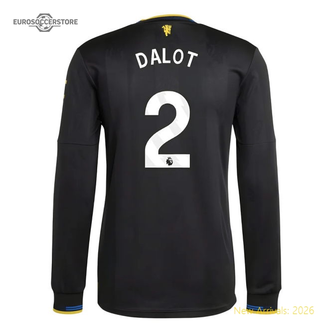 2025-2026 Man Utd Authentic Long Sleeve Third Shirt (Dalot 2)-Football Jersey Hub