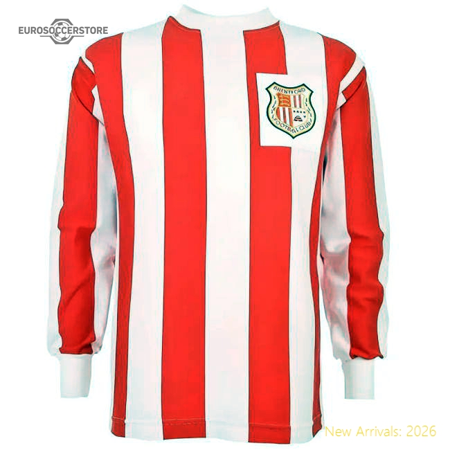 Brentford Retro 1971-1973 Premium Jersey Fan Match Day Apparel-PitchVibe Kits