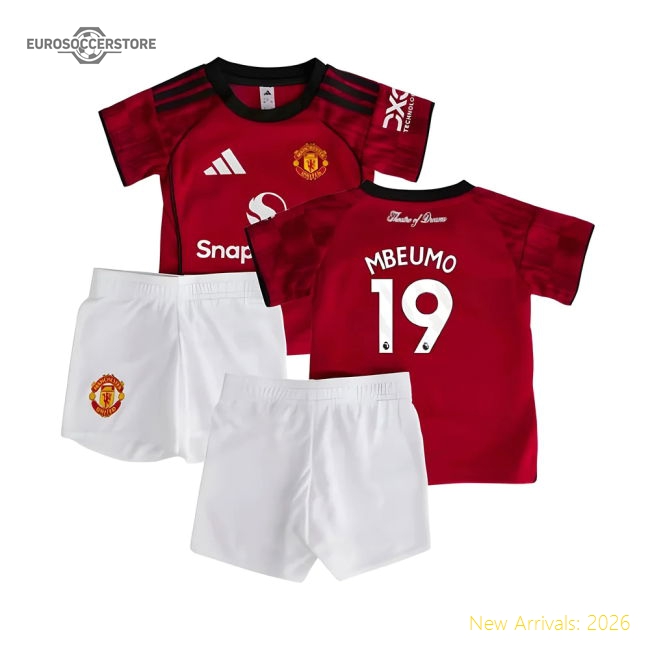 2025-2026 Man Utd Home Baby Kit (Mbeumo 19)-Football Jersey Hub