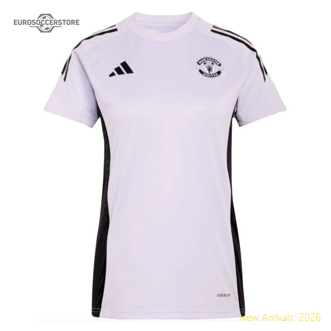 2025-2026 Man Utd Training Jersey (Purple Tint) - Womens-Football Jersey Hub