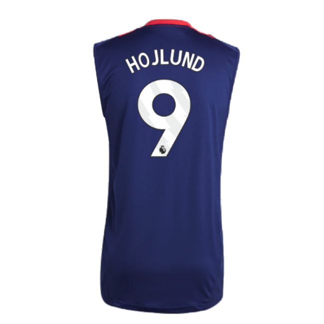 2024-2025 Man Utd Sleeveless Jersey (Night Indigo) (Hojlund 9)-Football Jersey Hub