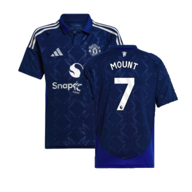 2024-2025 Man Utd Away Shirt (Kids) (Mount 7)-Football Jersey Hub
