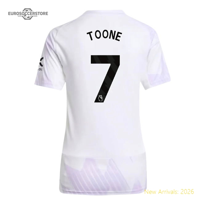 2025-2026 Man Utd Away Shirt (Womens) (Toone 7)-Football Jersey Hub