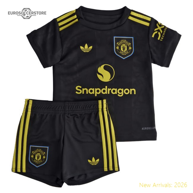 2025-2026 Manchester United Third Baby Kit (Hojlund 9)-Football Jersey Hub