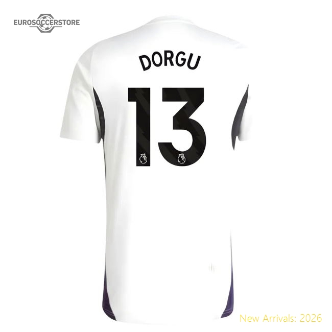 2025-2026 Man Utd Training Jersey (White) (Dorgu 13)-Football Jersey Hub