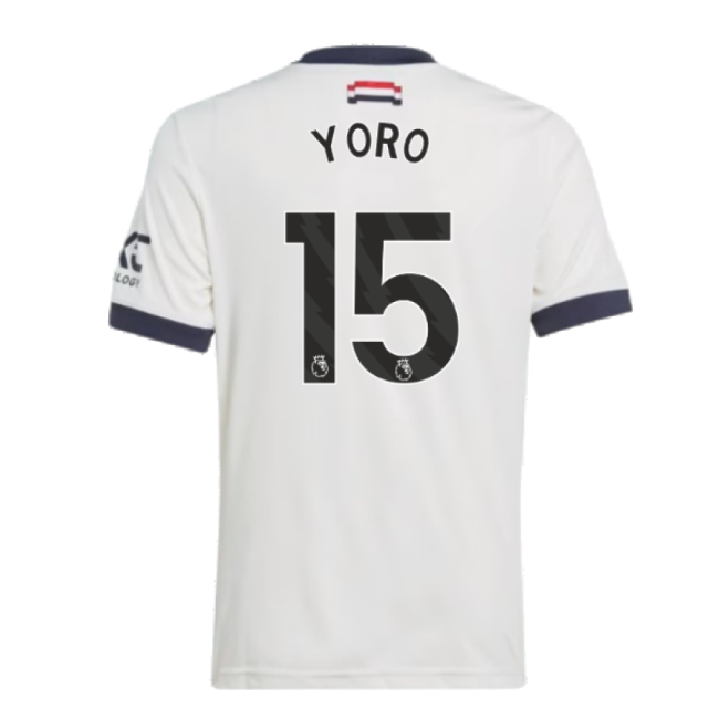 2024-2025 Man Utd Third Shirt (Kids) (Yoro 15)-Football Jersey Hub