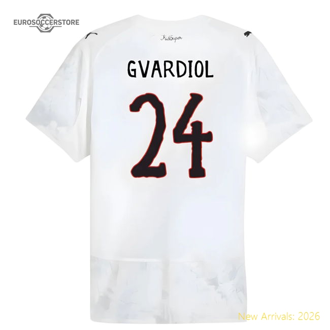 2025-2026 KIDSUPER x Manchester City CWC Authentic Shirt (White) (Gvardiol 24)-Football Shirts Shop