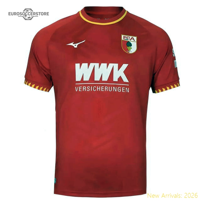 Fc Augsburg 2025-2026 Away Kit Football Match Kit For Diehard Football F-Jersey Chest: 2026 World Cup Soccer Kits