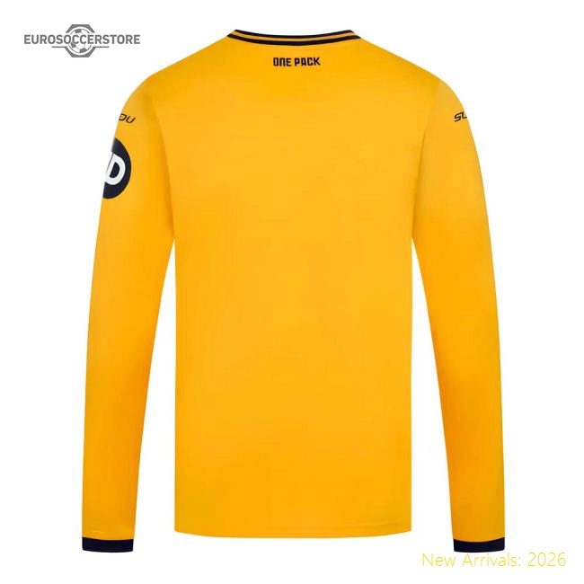 2024-2025 Wolves Long Sleeve Home Shirt-Vantage Point Soccer