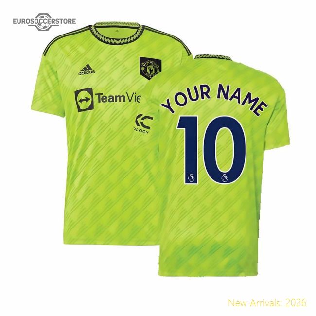 2022-2023 Man Utd Third Shirt (Your Name)-Football Jersey Hub