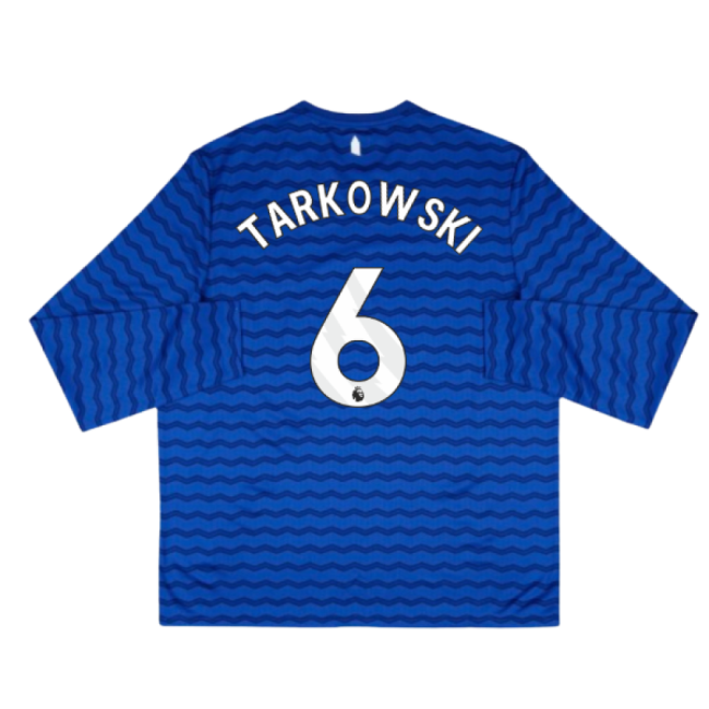 2025-2026 Everton Home Long Sleeve Shirt (Tarkowski 6)-Football Jersey Hub