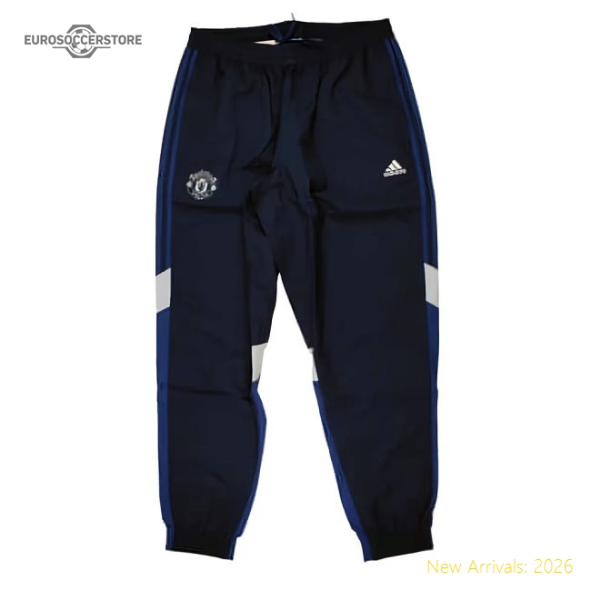 2024-2025 Man Utd Seasonal Training Pants (Night Indigo)-Football Jersey Hub