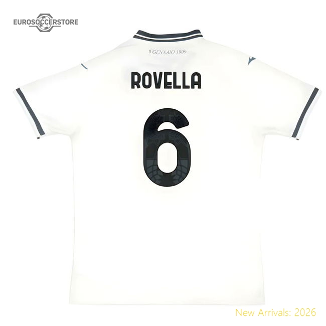2025-2026 Lazio Away Shirt (Rovella 6)-Vantage Point Soccer
