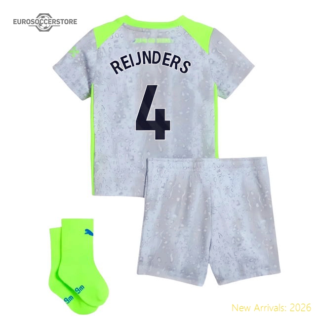 2025-2026 Man City Third Baby Kit (Reijnders 4)-Football Jersey Hub