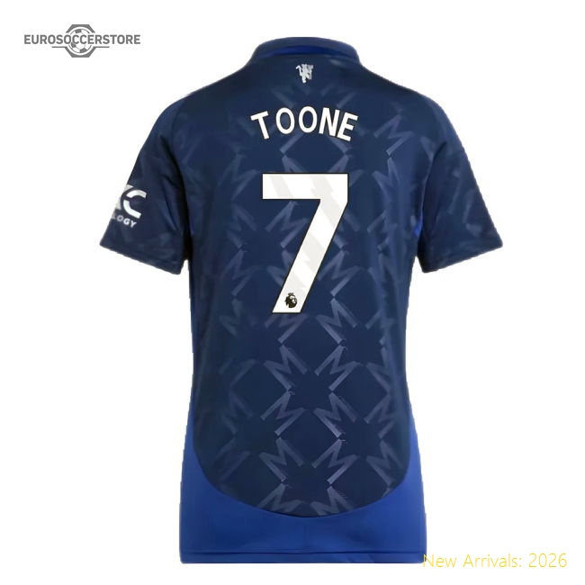 2024-2025 Man Utd Away Shirt (Womens) (Toone 7)-Football Jersey Hub
