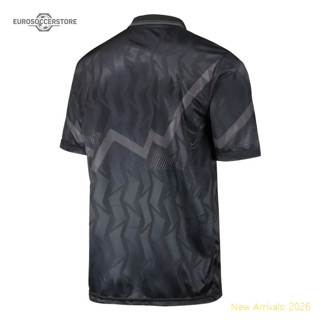 Everton 1990 Black Out Retro Football Shirt-Football Jersey Hub