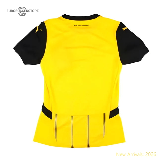 Borussia Dortmund 2024-2025 Home Gear Football Shirt (Ladies)-Jersey Chest: 2026 World Cup Soccer Kits