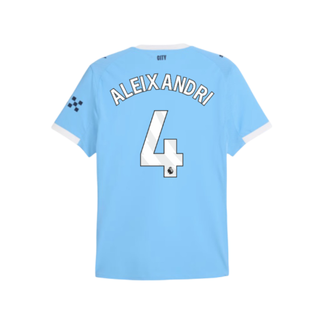 2025-2026 Man City Authentic Home Shirt (Aleixandri 4)-Football Shirts Shop