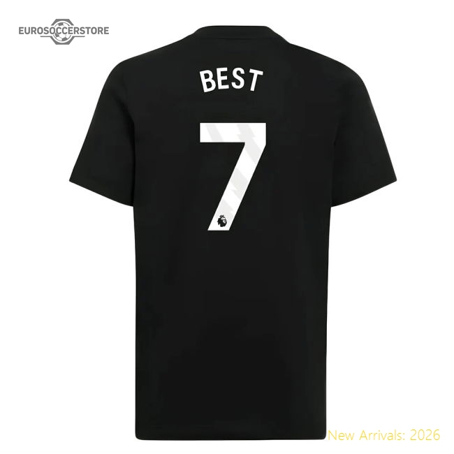 2025-2026 Man Utd EU Training Tee (Black) (Best 7)-Football Jersey Hub