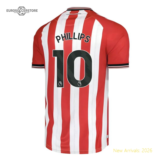 2025-2026 Sunderland Home Shirt (Phillips 10)-Football Shirts Shop