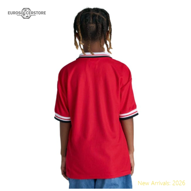 1998-2000 Manchester United Home Shirt (Kids)-Football Jersey Hub