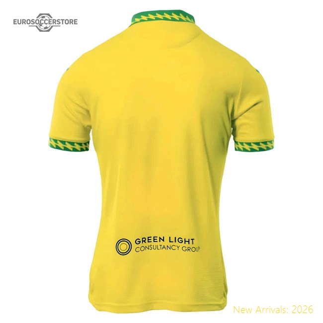 2025-2026 Norwich City Home Shirt-Vantage Point Soccer