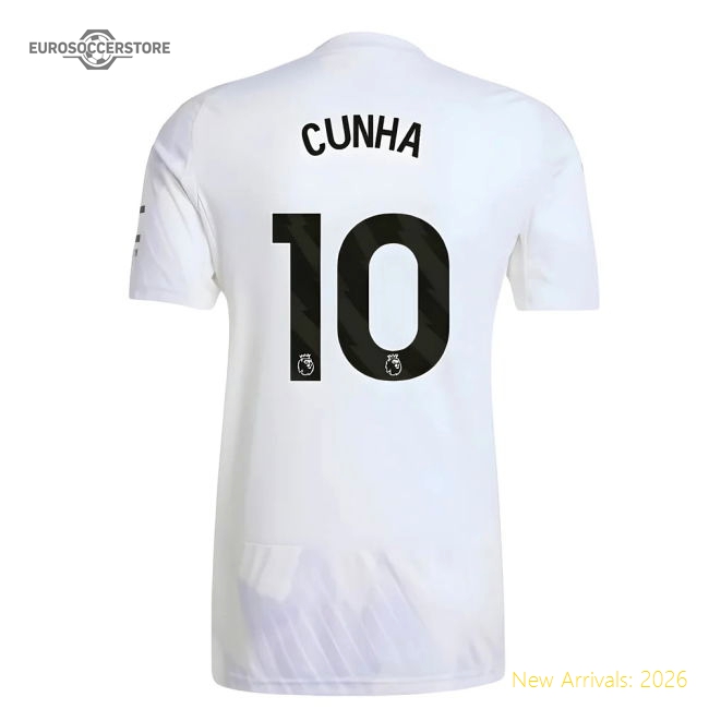 2025-2026 Man Utd Away Shirt (Cunha 10)-Football Jersey Hub