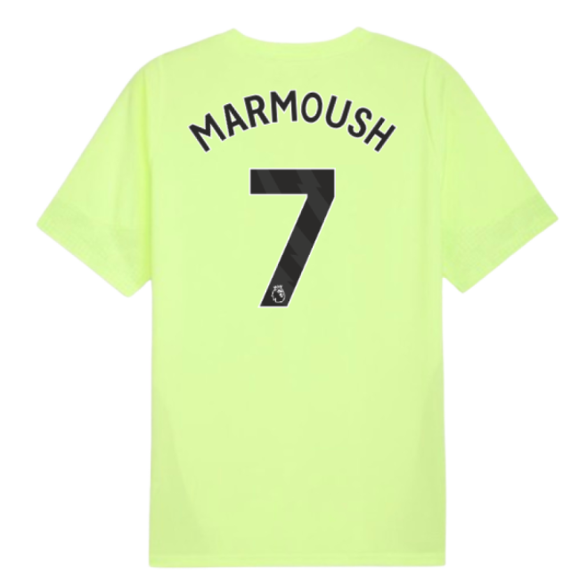 2025-2026 Man City Training Jersey (Fizzy Apple) (Marmoush 7)-Football Shirts Shop